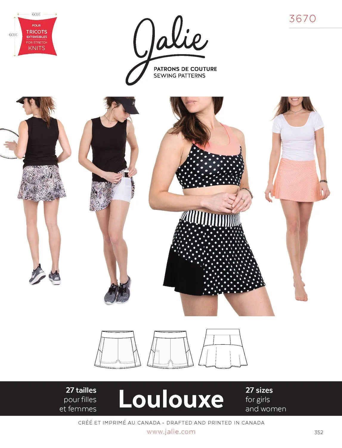 3670 // LOULOUXE Skort