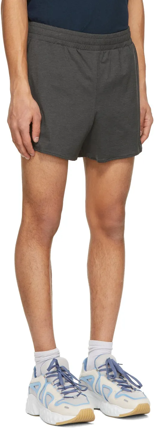 Acne Studios Black Jersey Running Shorts