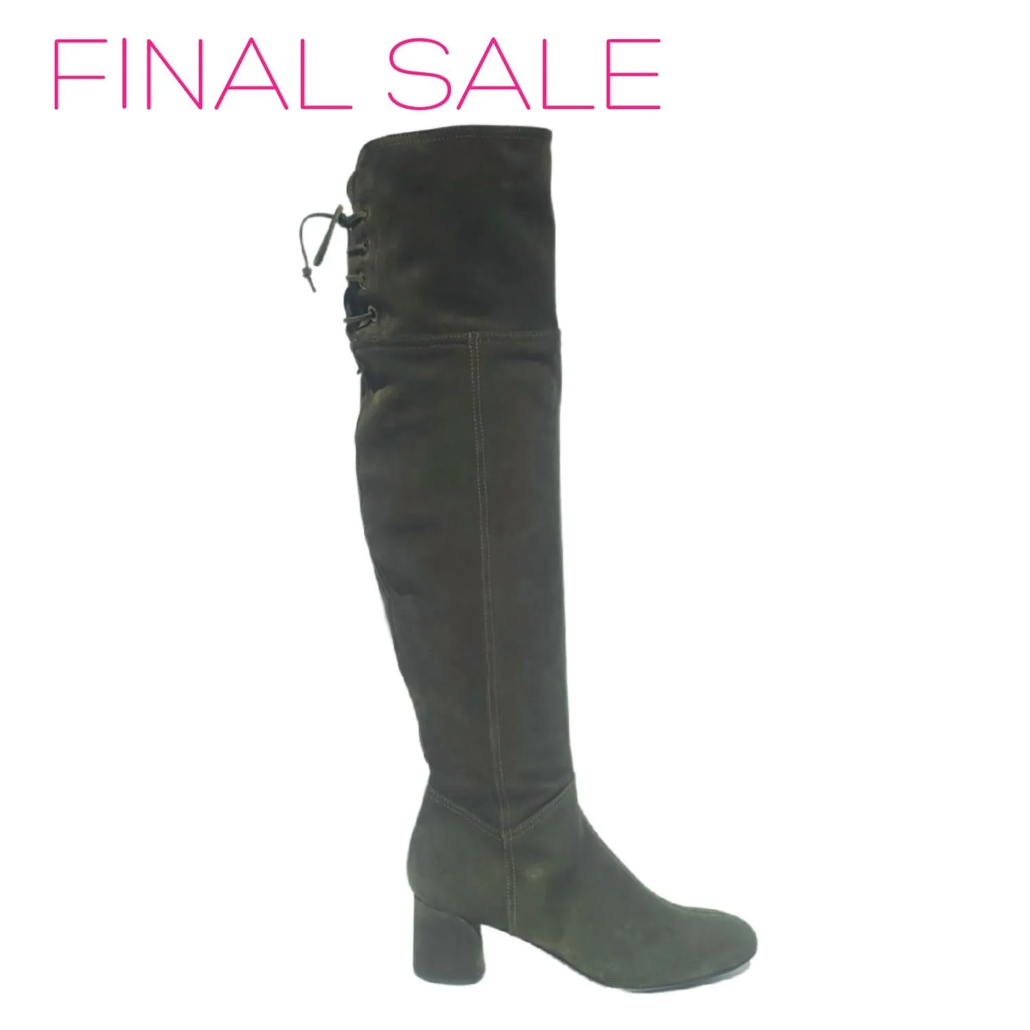 Agl - SCARLET OVER-THE-KNEE BOOT