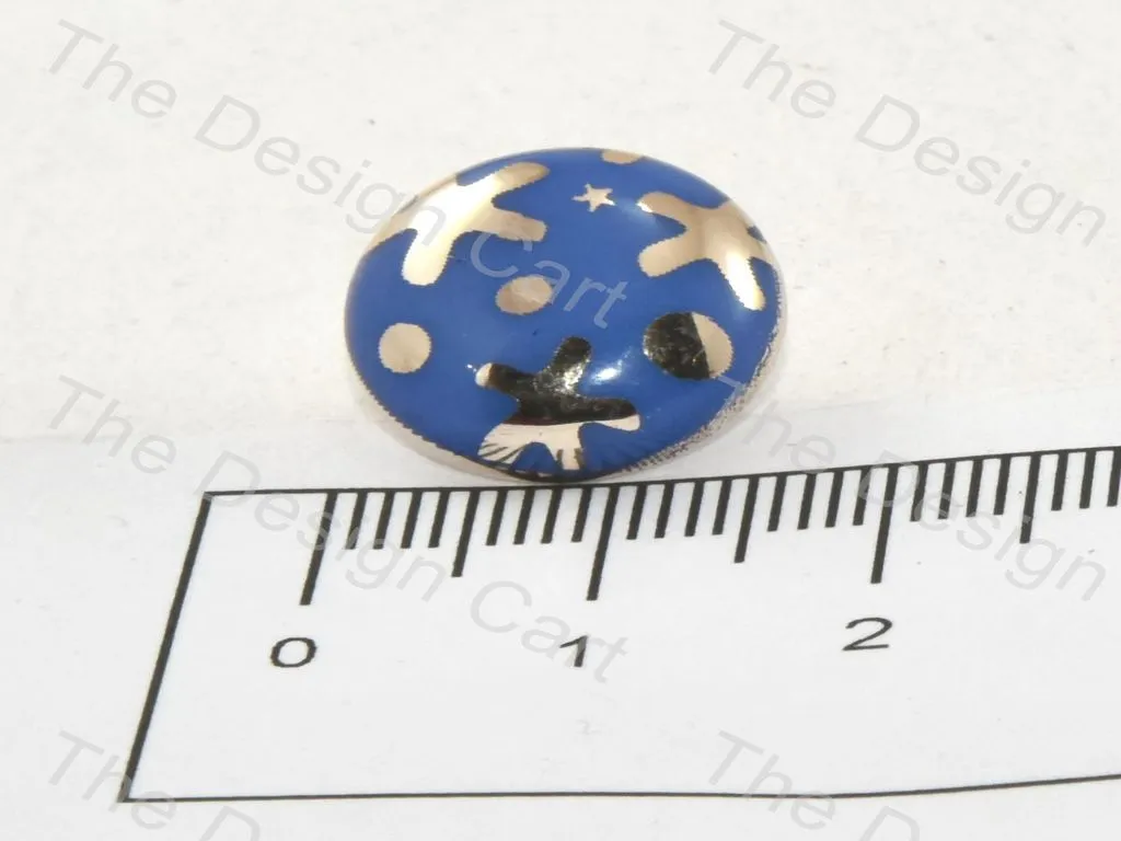 Assorted Pack of Starfish UV Metallic Finished Buttons