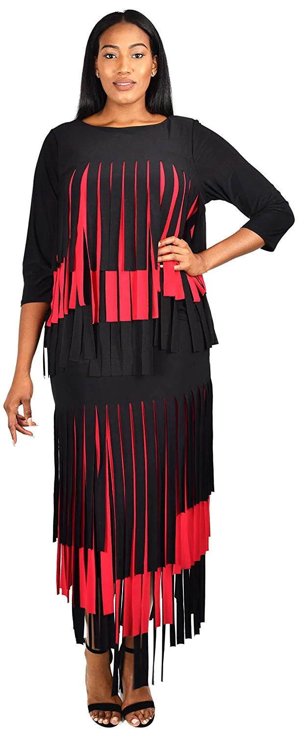 Dare2bStylish Women 2 Piece Car Wash Skirt Set Maxi Dress Outfit | Reg & Plus Sizes