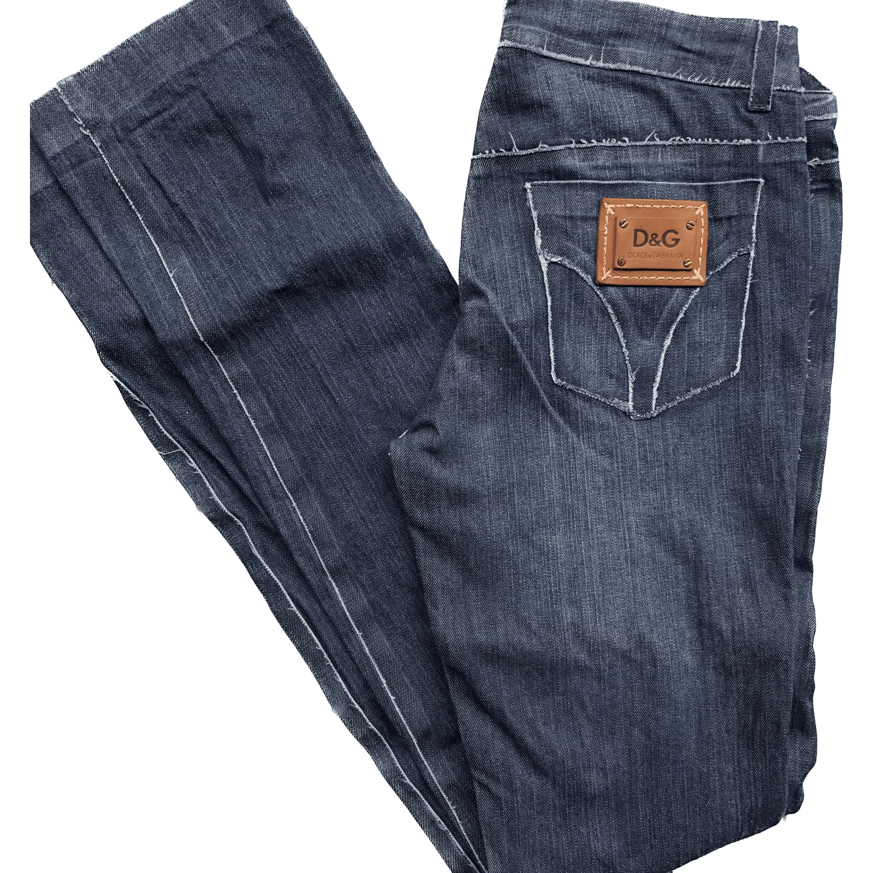 Dolce & Gabbana D&G Raw Seam 'Cute' Jeans - Size 28