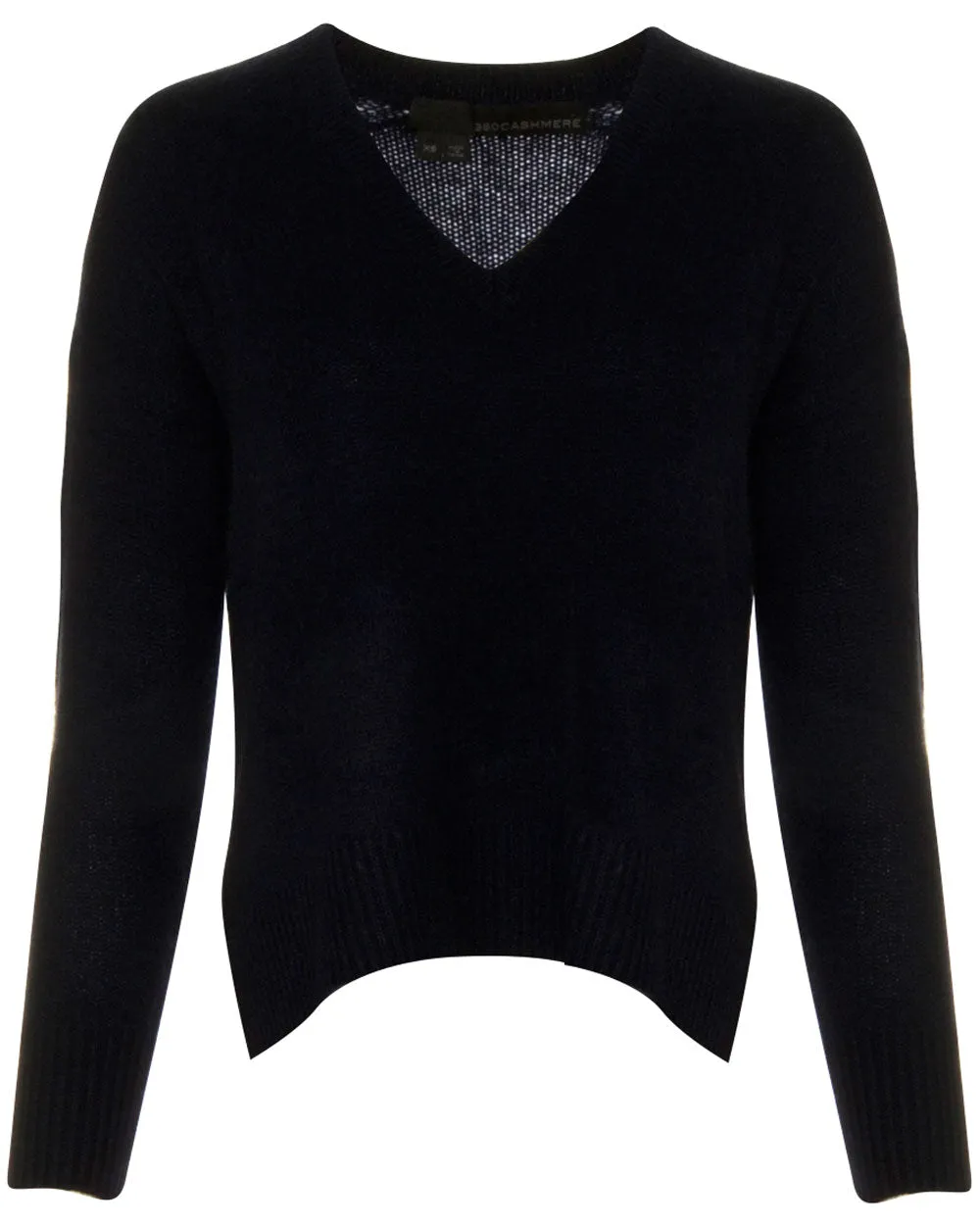 Navy V-Neck Siena Sweater