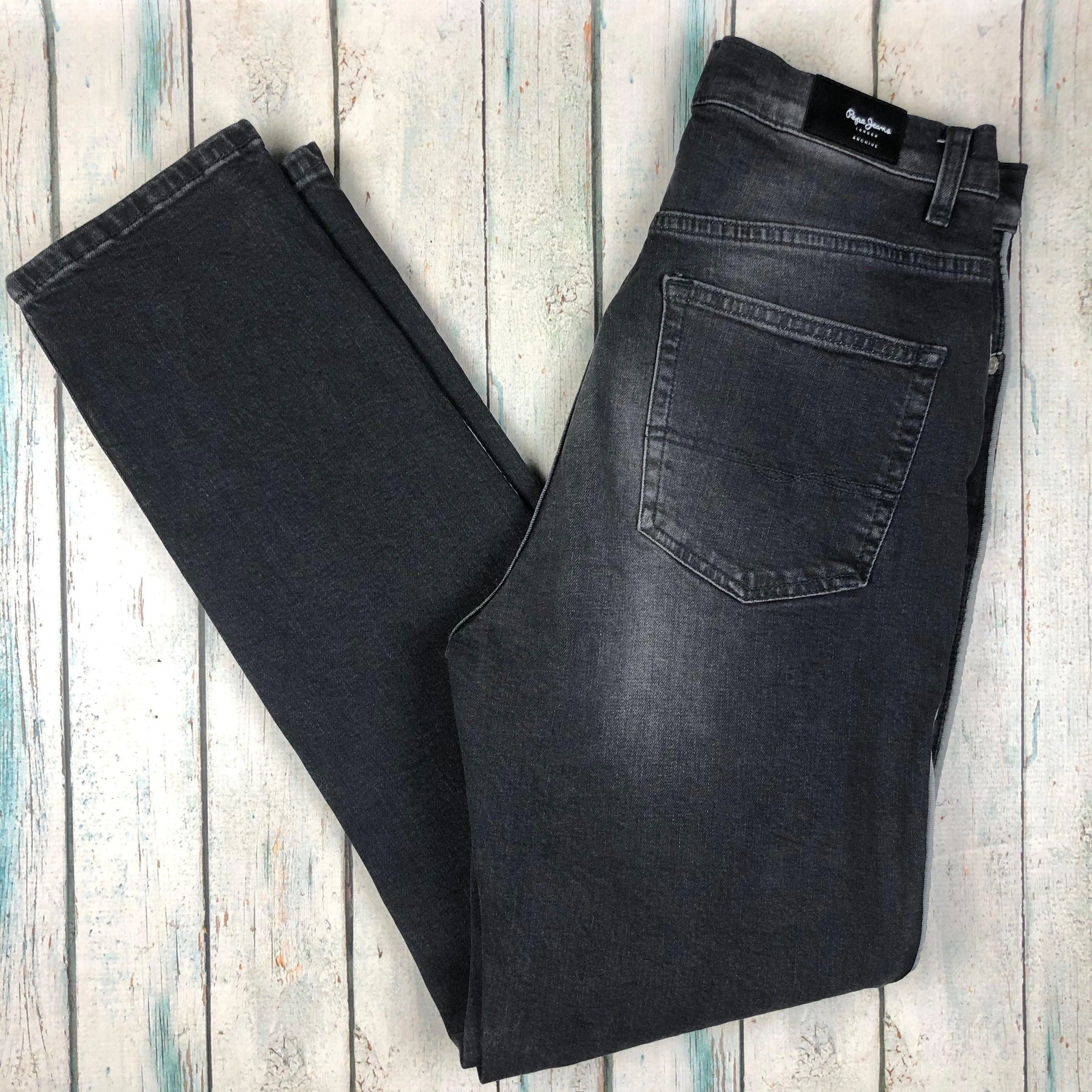 Pepe 'Betty' Ladies Mom Straight High Waist Jeans- Size 26