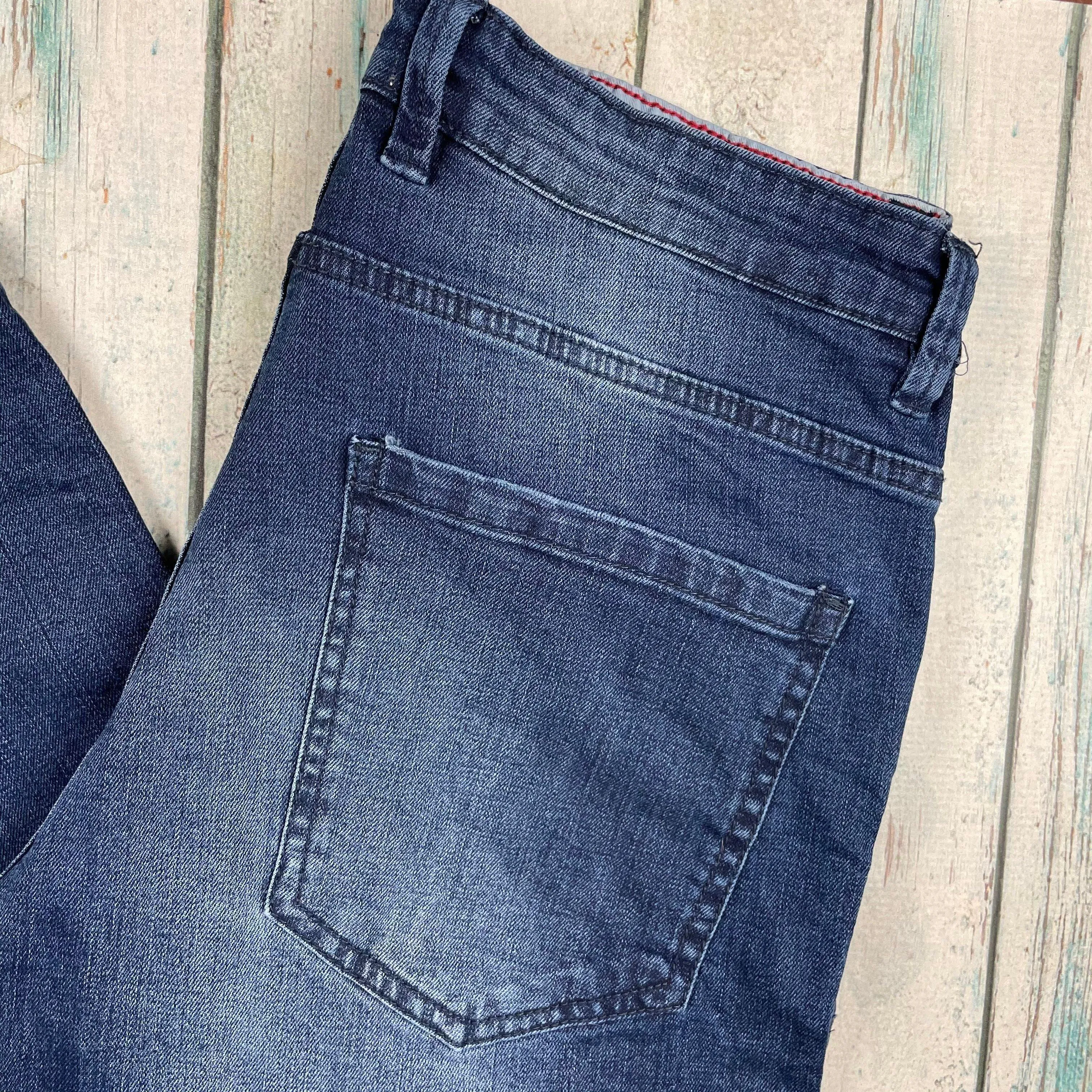 Piazza Italiaman Distressed  Slim Fit Jeans - Size 46 It or 30"