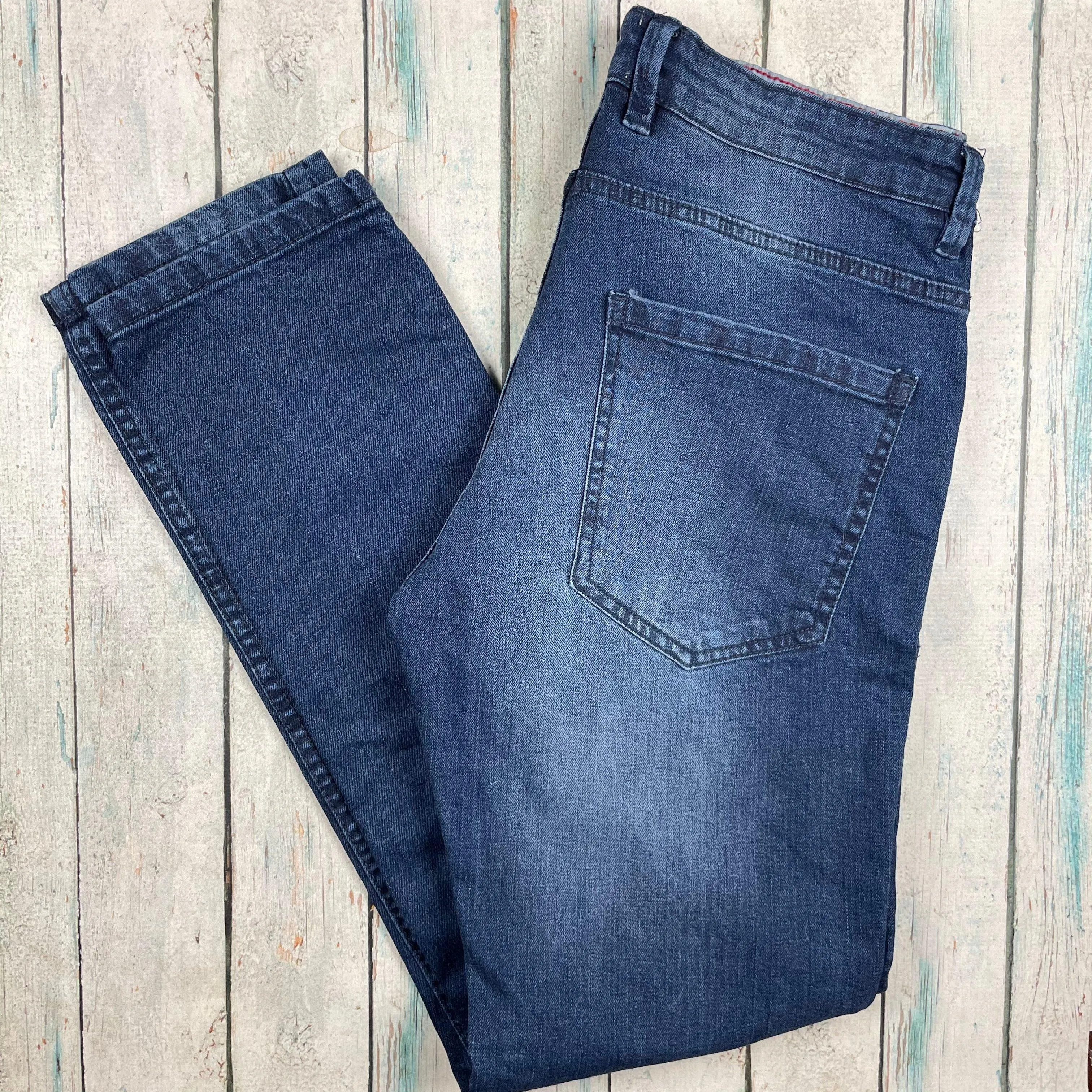 Piazza Italiaman Distressed  Slim Fit Jeans - Size 46 It or 30"