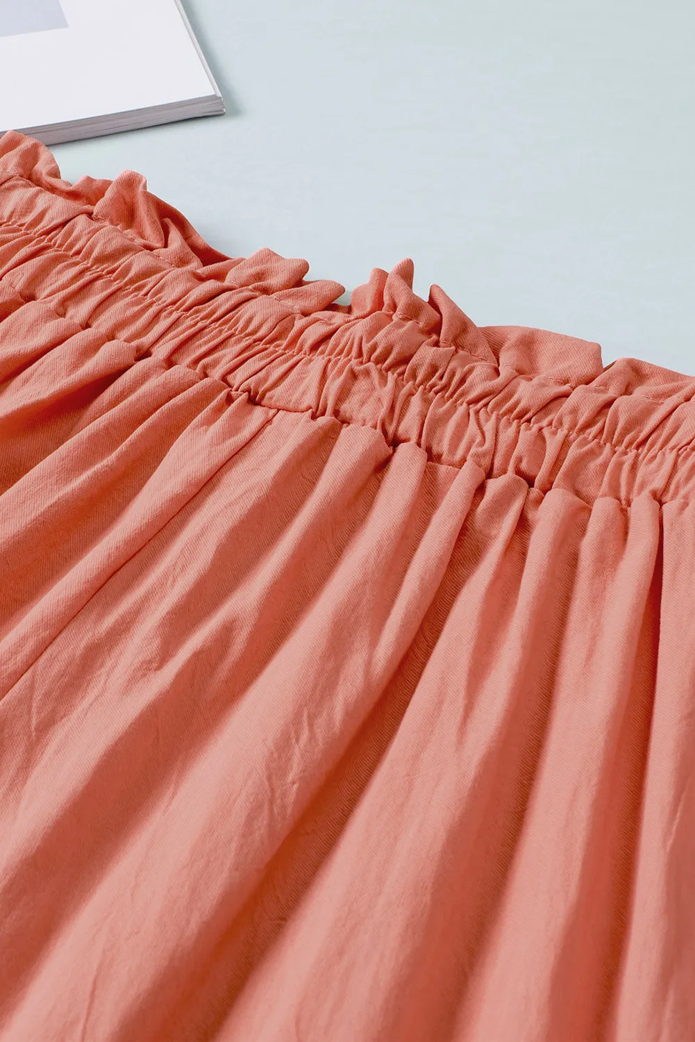 PRE-ORDER: Drawstring Paperbag Waist Wide Leg Pants