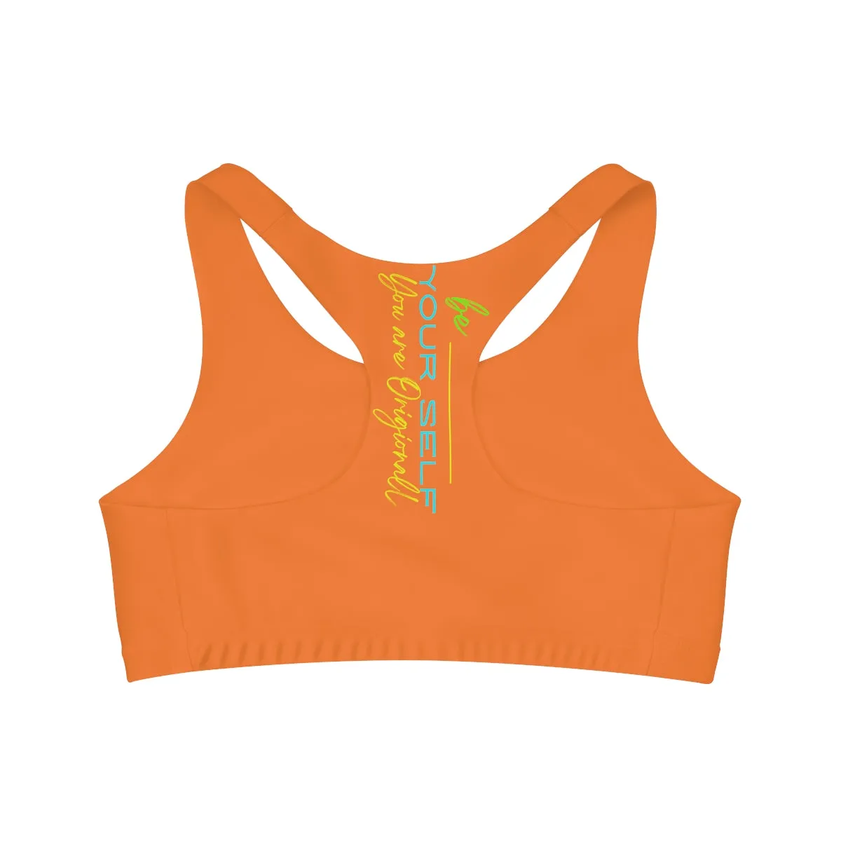 Sports Bra ( Be Yourself ) ORANGE