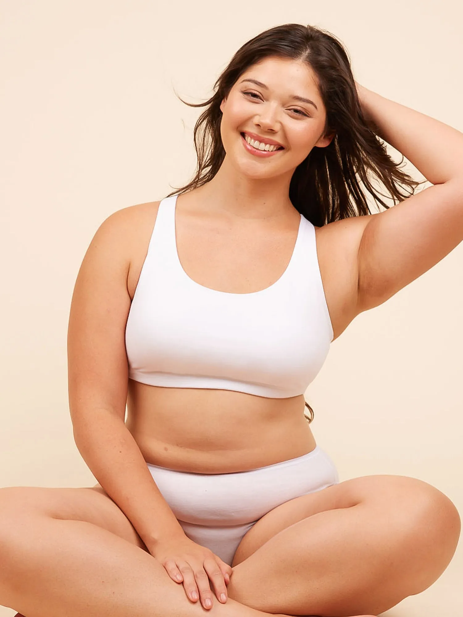 The Serena - Cotton Wirefree Sports Bra