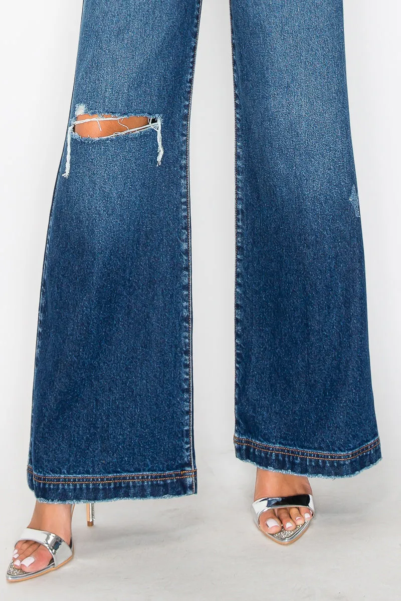 Ultra High Rise Relaxed Flare Jeans